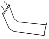 Unbranded Stelling haak duo recht 305mm zw 9005