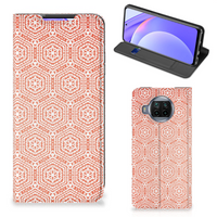 Xiaomi Mi 10T Lite Hoesje met Magneet Pattern Orange - thumbnail