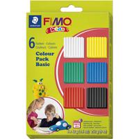 FIMO® Fimo kids boetseerklei standaard kleuren, 6dlg.