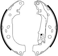 Remschoenset ATE, u.a. für Fiat, Vauxhall, Opel, Lancia