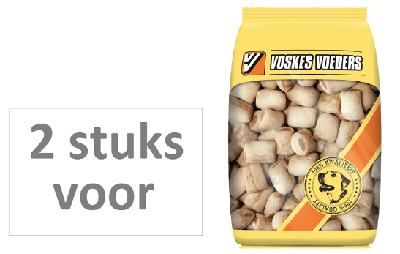 2 stuks! hondenvoer mini merg rund - Voskes