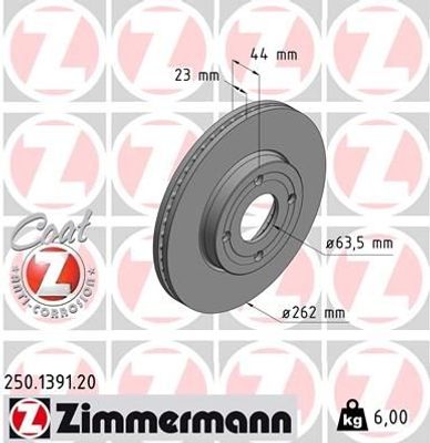 Remschijf Coat Z 250139120