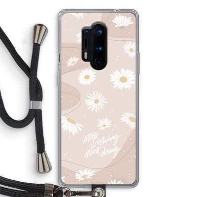 Daydreaming becomes reality: OnePlus 8 Pro Transparant Hoesje met koord