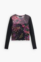 Bloemen T-shirt - RED - L