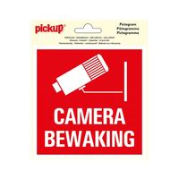 Sticker Camerabewaking - 150x150 mm. Sticker Camerabewaking - 150x150 mm.