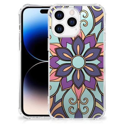 Apple iPhone 14 Pro Max Case Purple Flower Apple iPhone 14 Pro Max Case Purple Flower