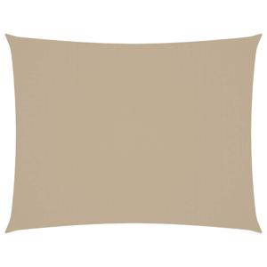 vidaXL Zonnescherm rechthoekig 6x7 m oxford stof beige