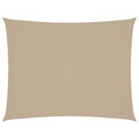 vidaXL Zonnescherm rechthoekig 6x7 m oxford stof beige