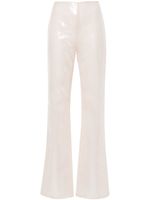 Alberta Ferretti pantalon palazzo à sequins - Tons neutres - thumbnail