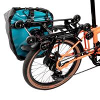Fahrer achterdrager verlenger topcarrier brompton zwart