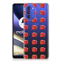 Motorola Moto G51 5G | Siliconen Case | Paprika Red