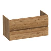 Brauer Joy - Onderkast - 100 cm - met 2 Softclose Lades Greeploos en 1 Sifon Uitsparing - Chateau