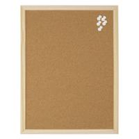Kantoor Prikbord - 60 x 40 cm - inclusief 25x witte punt punaises - memobord - keuken