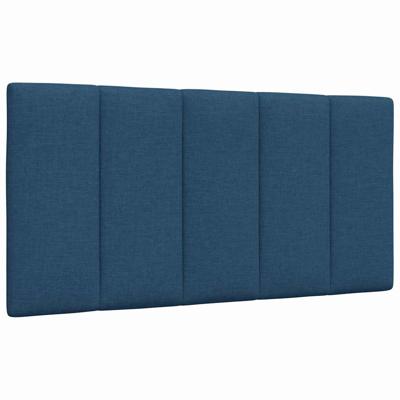Hoofdbordkussen "Hanko" 100 cm stof blauw