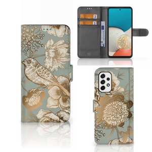 Hoesje voor Samsung Galaxy A53 Vintage Bird Flowers