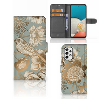 Hoesje voor Samsung Galaxy A53 Vintage Bird Flowers - thumbnail