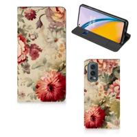 Smart Cover voor OnePlus Nord 2 5G Bloemen