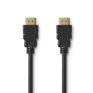 Premium High Speed HDMI-Kabel met Ethernet | HDMI-Connector - HDMI-Connector | 1,00 m | Zwa