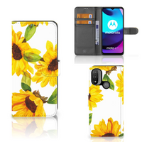 Hoesje voor Motorola Moto E20 | E30 | E40 Zonnebloemen