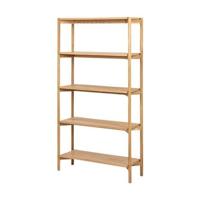 Lisomme Floris Houten Boekenkast - B 86 cm - Naturel - thumbnail