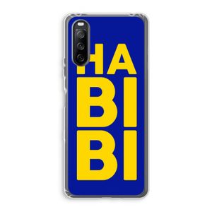 Habibi Blue: Sony Xperia 10 III Transparant Hoesje