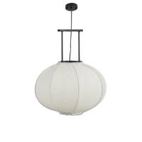 Mica Decorations Pego Hanglamp - H54,5 x Ø50 cm - Linnen - Off White