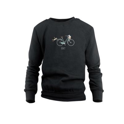 Trui voor kids bedrukken - Zwart - 4 jaar