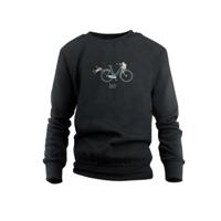 Trui voor kids bedrukken - Zwart - 4 jaar