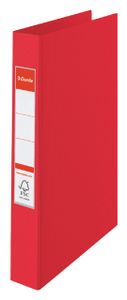 Esselte Standard Ring Binders , PP Red 2 x 25 mm ringband A4 Rood