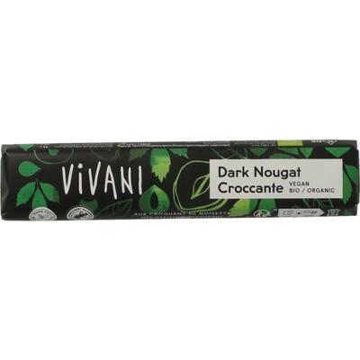 Vivani Chocolate To Go dark nougat croccante vegan bio