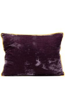 Anke Drechsel coussin encoton à bords contrastants - Violet