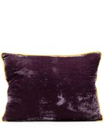 Anke Drechsel coussin encoton à bords contrastants - Violet