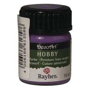 Acrylverf/hobbyverf paars 15 ml hobby materiaal   -