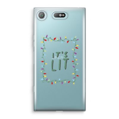 It's Lit: Sony Xperia XZ1 Compact Transparant Hoesje
