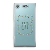 It's Lit: Sony Xperia XZ1 Compact Transparant Hoesje