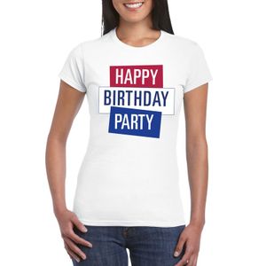 Officieel Toppers in concert Happy Birthday party 2019 t-shirt wit dames 2XL  -