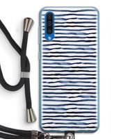 Verrassende lijnen: Samsung Galaxy A50 Transparant Hoesje met koord