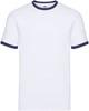 Fruit Of The Loom F159 Ringer Tee - White/Navy - 3XL