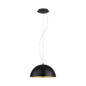 Eglo HanglampGaetano 1 38cm zwart - goud - 94935
