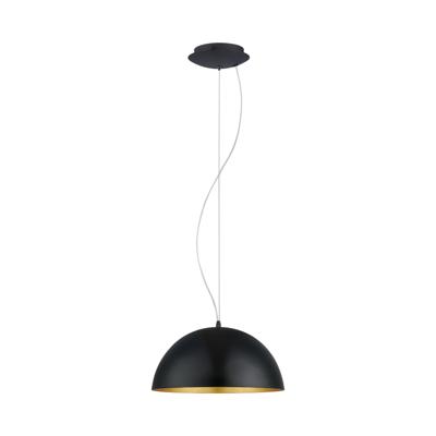 Eglo HanglampGaetano 1 38cm zwart - goud - 94935
