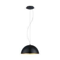 Eglo HanglampGaetano 1 38cm zwart - goud - 94935