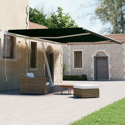 Luifel vrijstaand automatisch 600x300 cm antracietkleurig