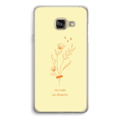 No rain no flowers: Samsung A3 (2017) Transparant Hoesje
