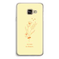 No rain no flowers: Samsung A3 (2017) Transparant Hoesje