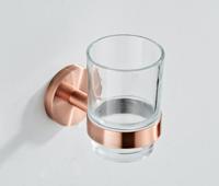 Saniclear Copper glashouder geborsteld koper - thumbnail