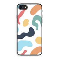 Memphis Shapes Blue: iPhone SE 2020 Biologisch afbreekbaar hoesje