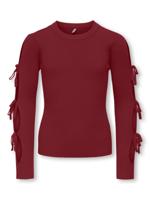 Kids ONLY winter sweater meisjes - rood - KogNatascha - gebreid