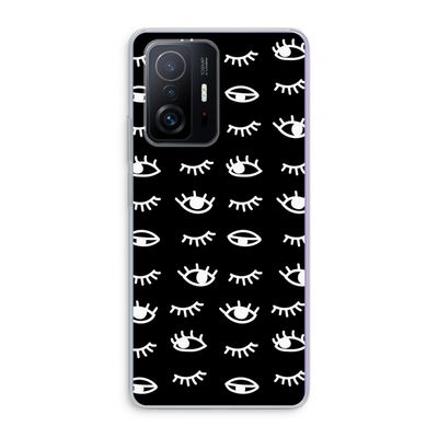 Eye pattern #3: Xiaomi 11T Transparant Hoesje