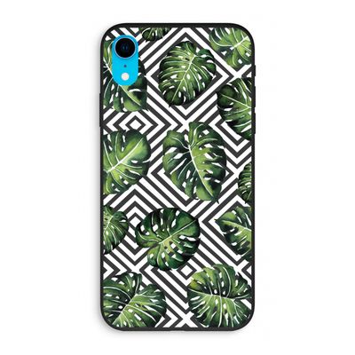 Geometrische jungle: iPhone XR Biologisch afbreekbaar hoesje