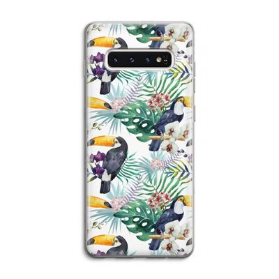 Tukans: Samsung Galaxy S10 4G Transparant Hoesje